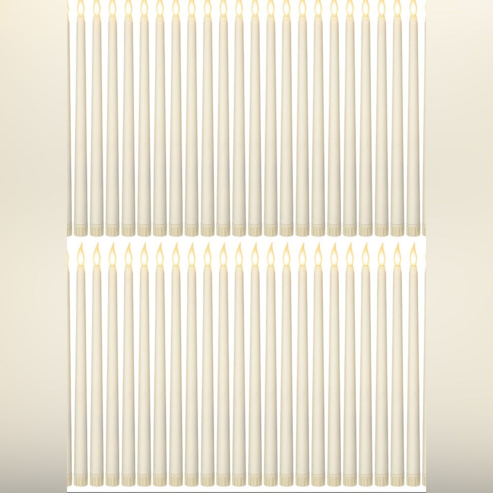 24pcs ivory LED Flameless Candles -